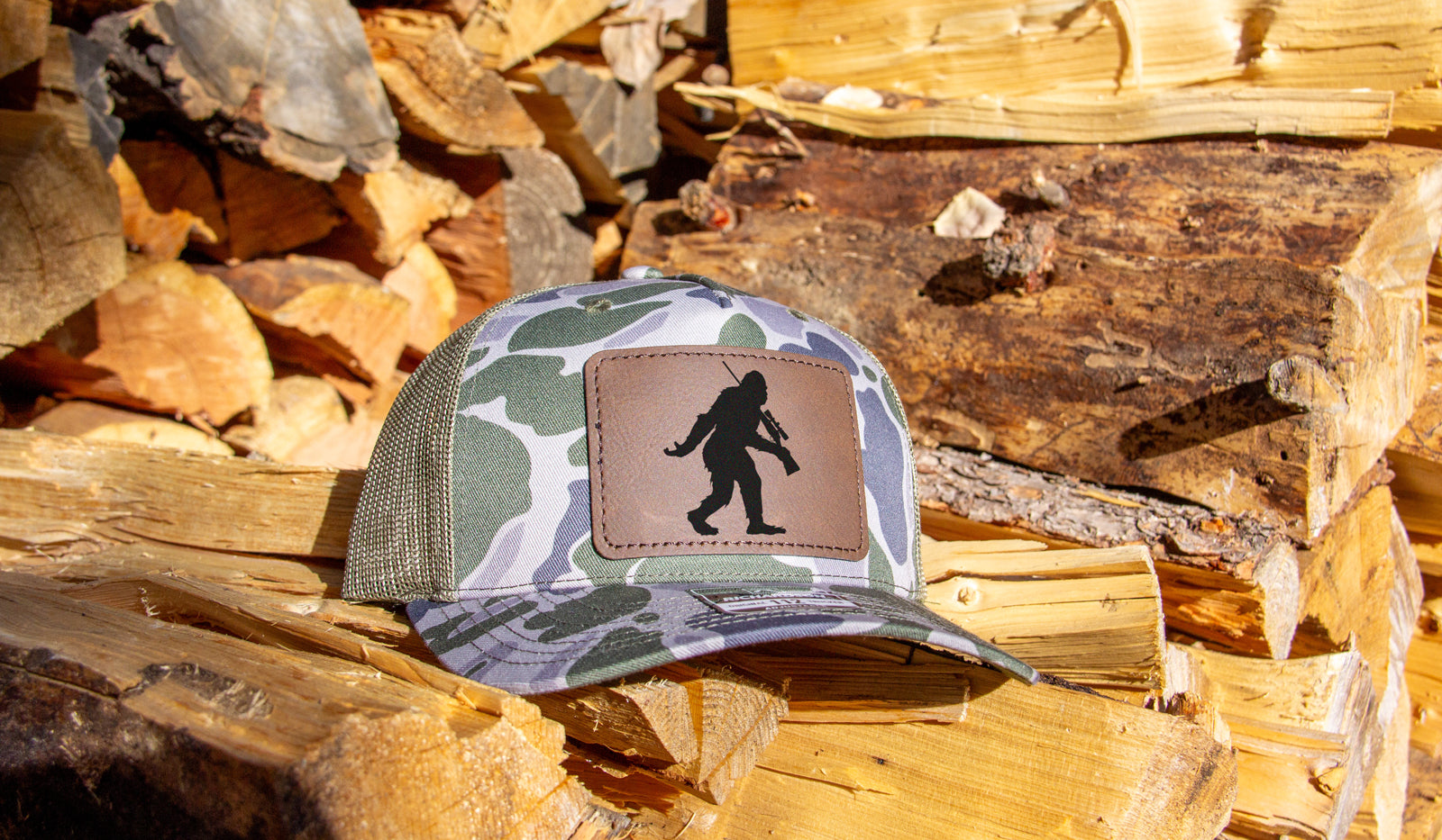 Sasquatch Rifle Hunting Camouflage Hat