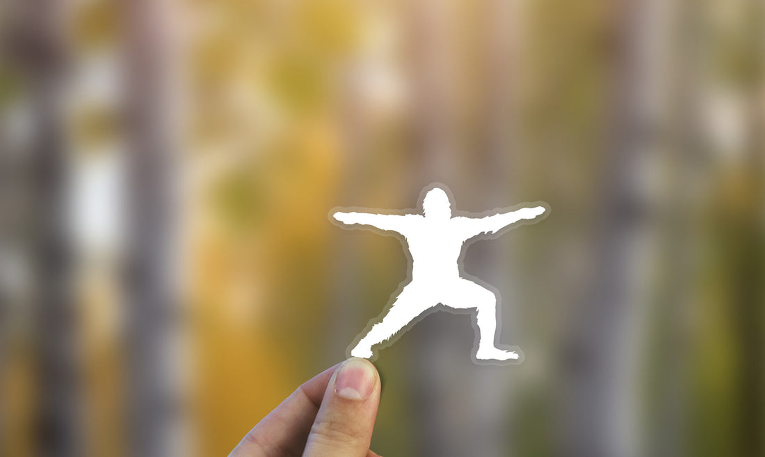 Sasquatch Yoga Sticker