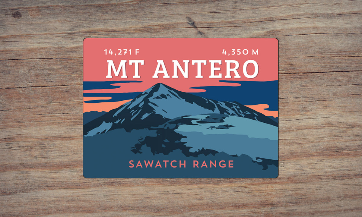 Mount Antero Colorado 14er Magnet