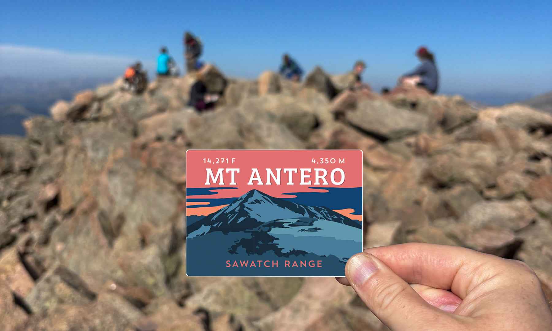 Mount Antero Colorado 14er Sticker