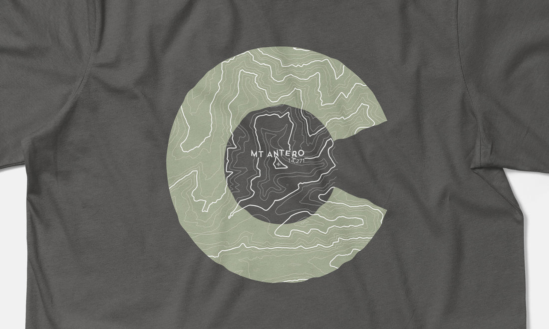 Mount Antero Topo 14er Shirt