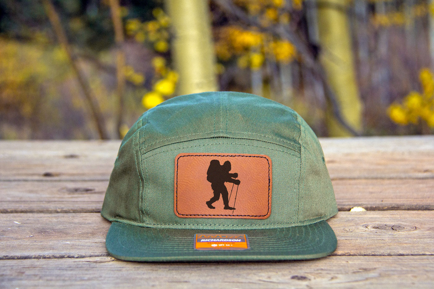 Sasquatch Backpacking 5 Panel Hat Green