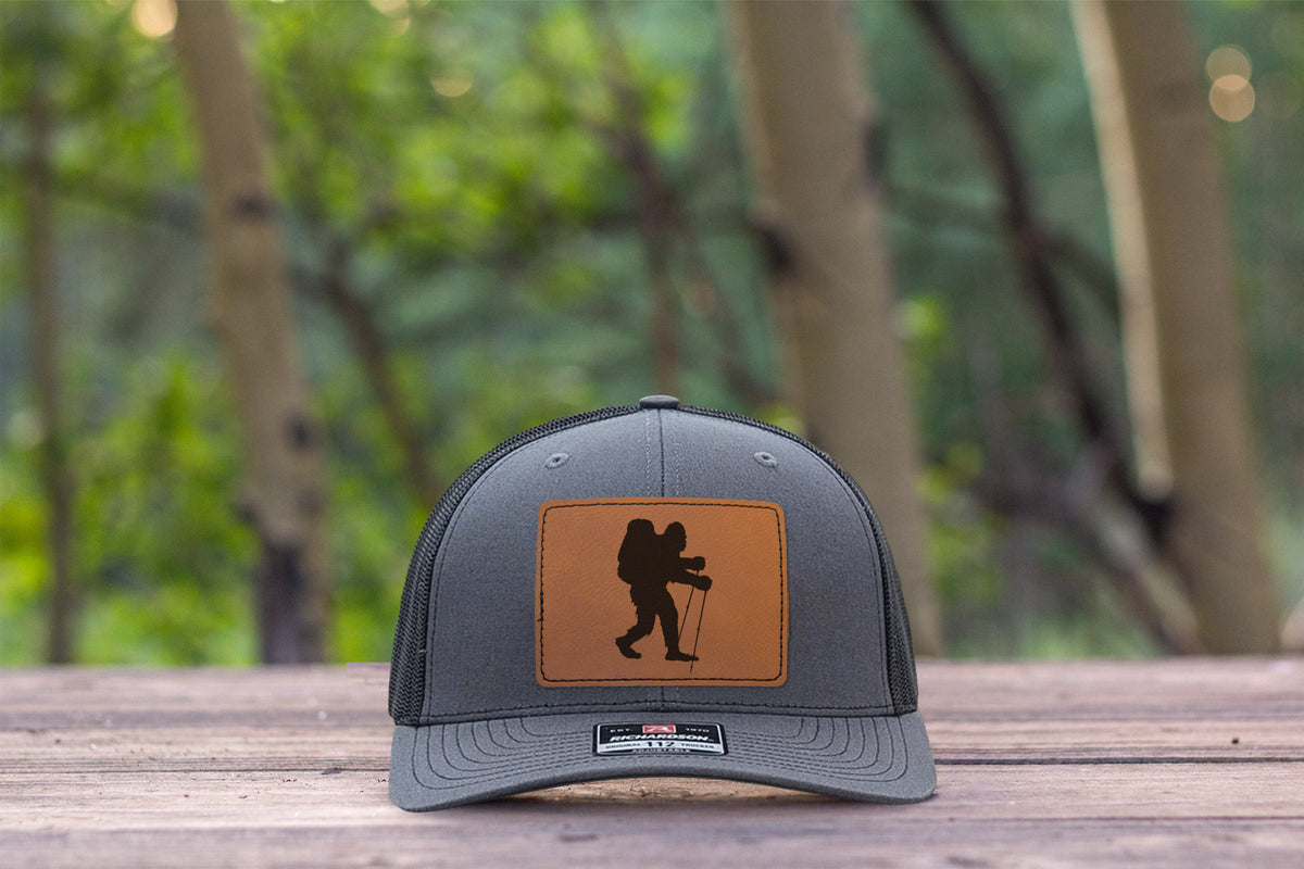 Sasquatch Backpacking Hat Charcoal/Black Richardson 112 Bigfoot