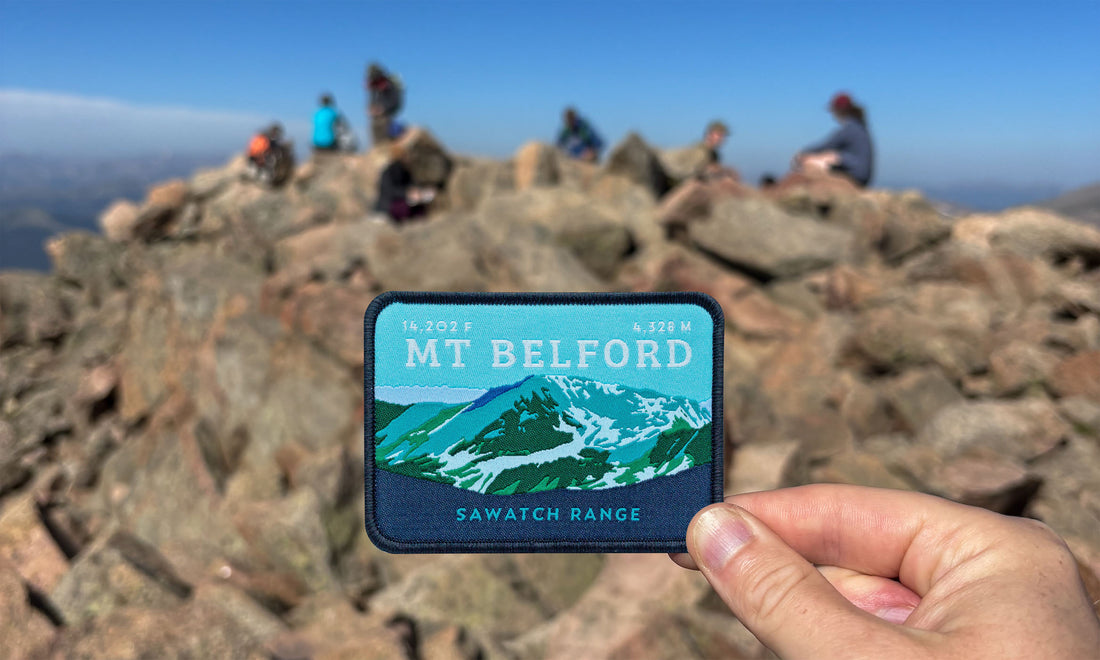 Mount Belford Colorado 14er Patch