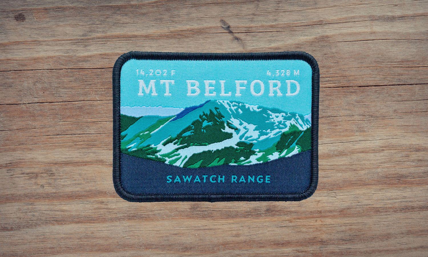 Mount Belford Colorado 14er Patch