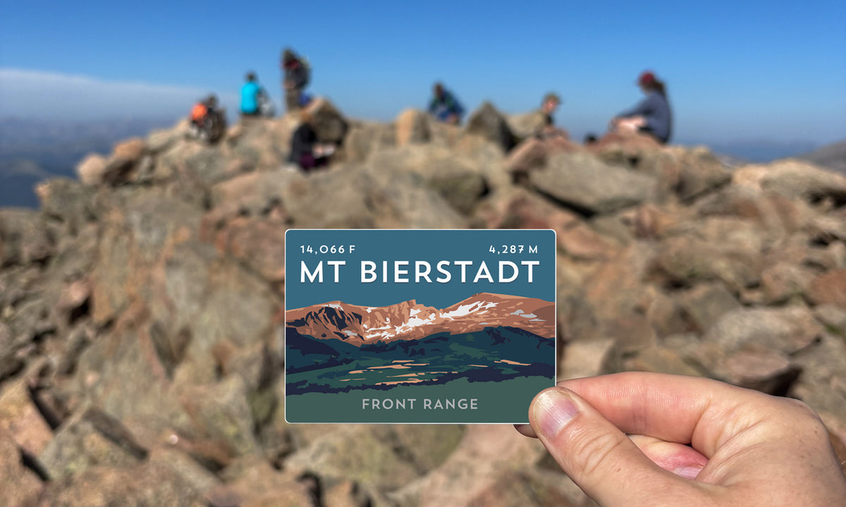 Mount Bierstadt Colorado 14er Sticker