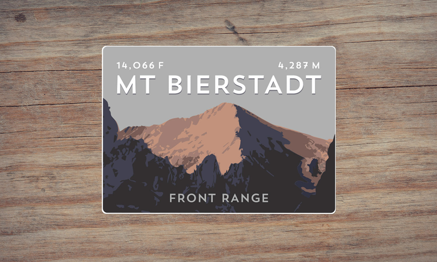 Mount Bierstadt Sawtooth Ridge Colorado 14er Sticker