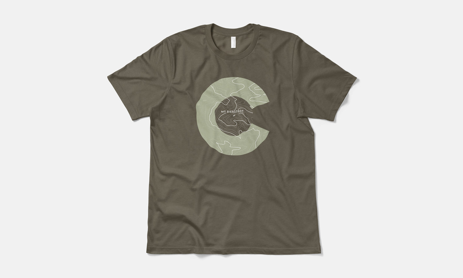 Mount Bierstadt Topo 14er Shirt