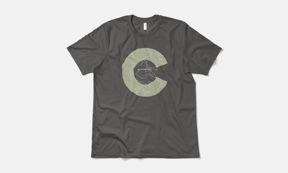 Mount Bierstadt Topo 14er Shirt