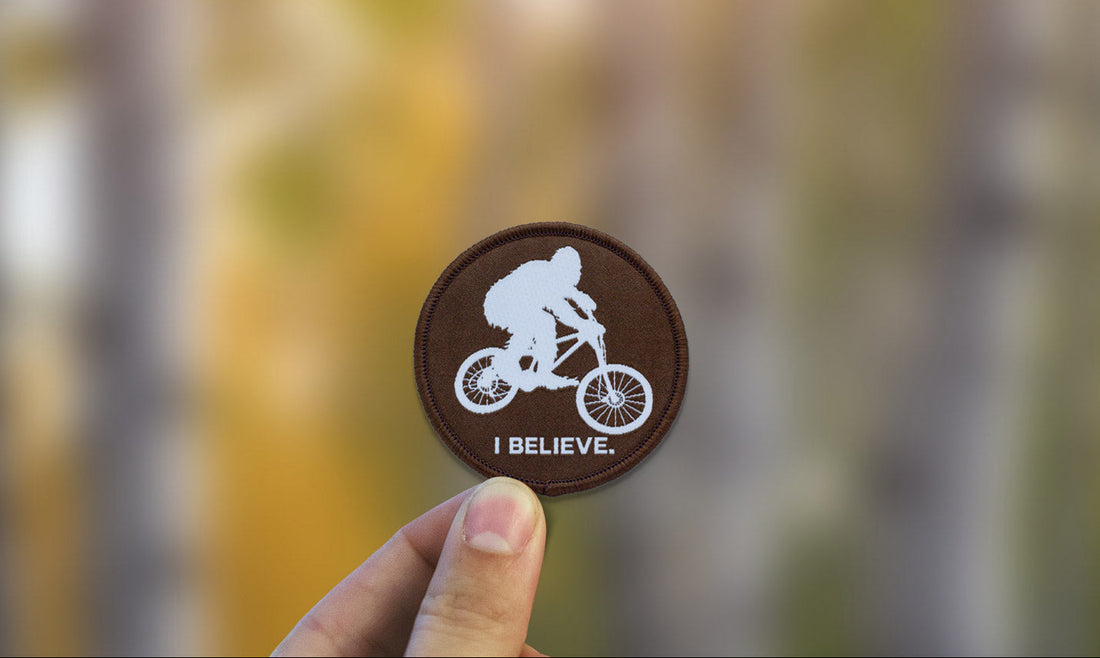 Sasquatch Mountain Bike Patch I Believe