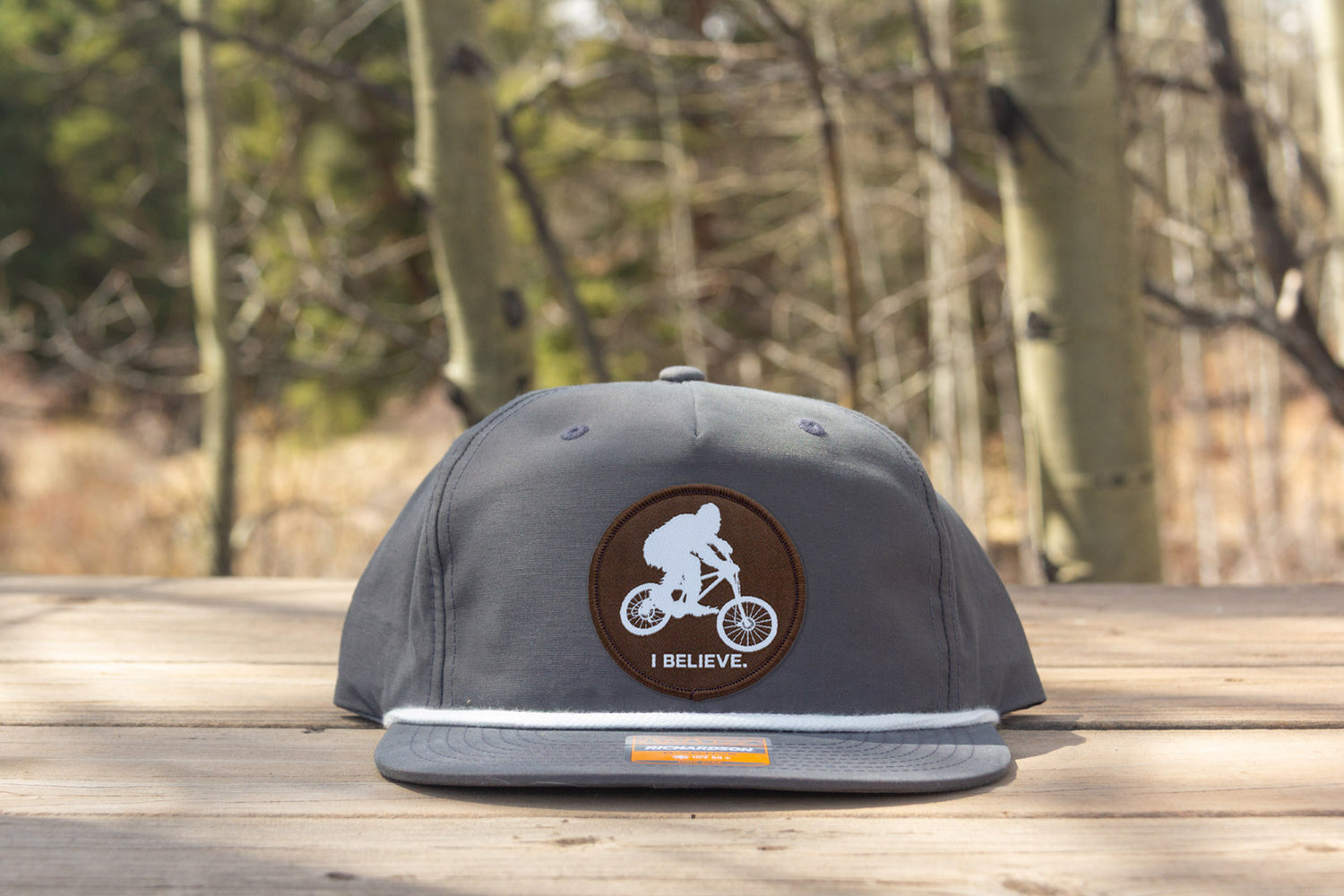 Bigfoot Mountain Bike Patch I Believe