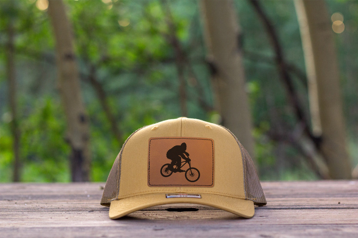 Sasquatch Mountain Bike Hat Amber Gold Richardson 112 Bigfoot