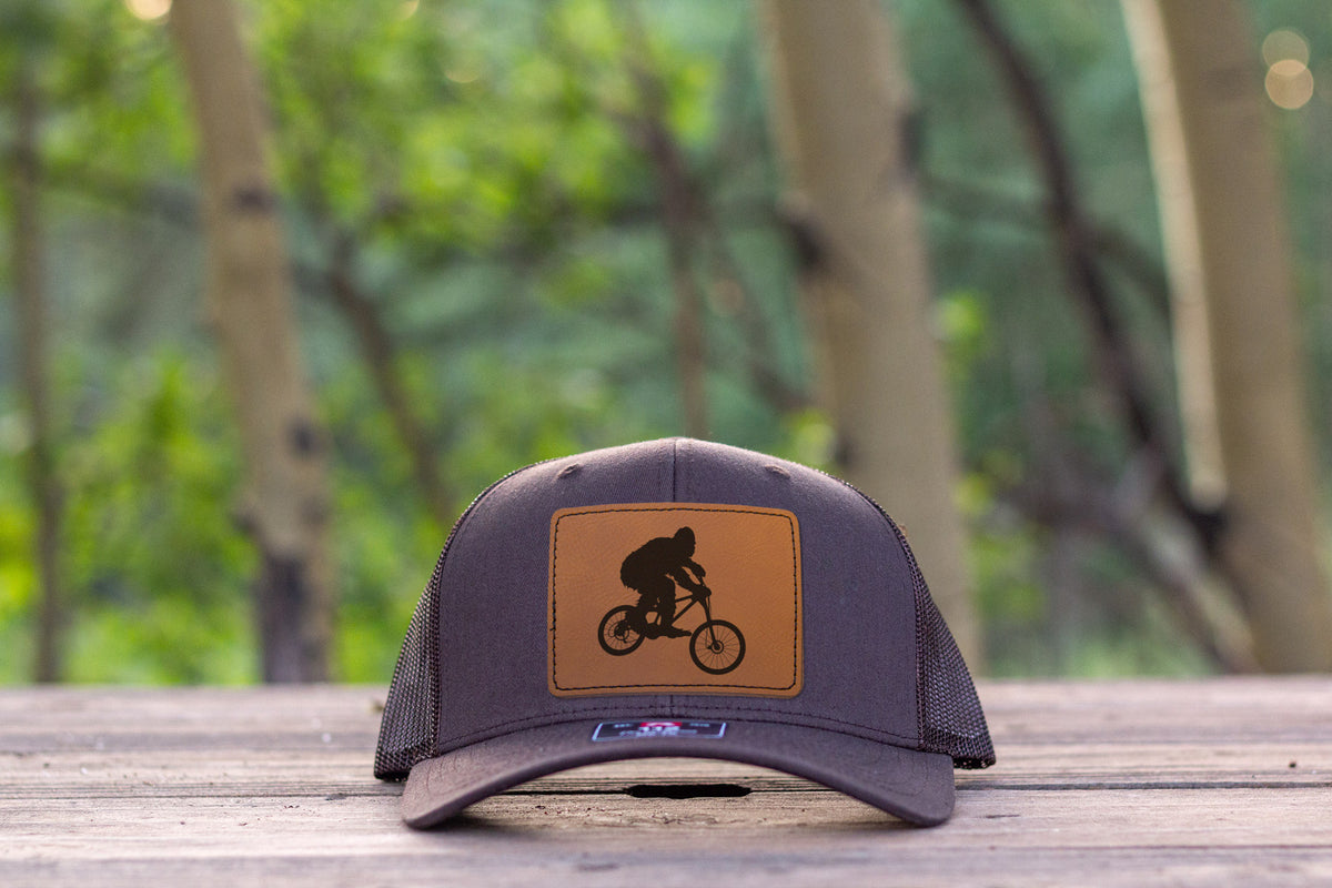 Sasquatch Mountain Bike Hat Coffee Richardson 112 Bigfoot