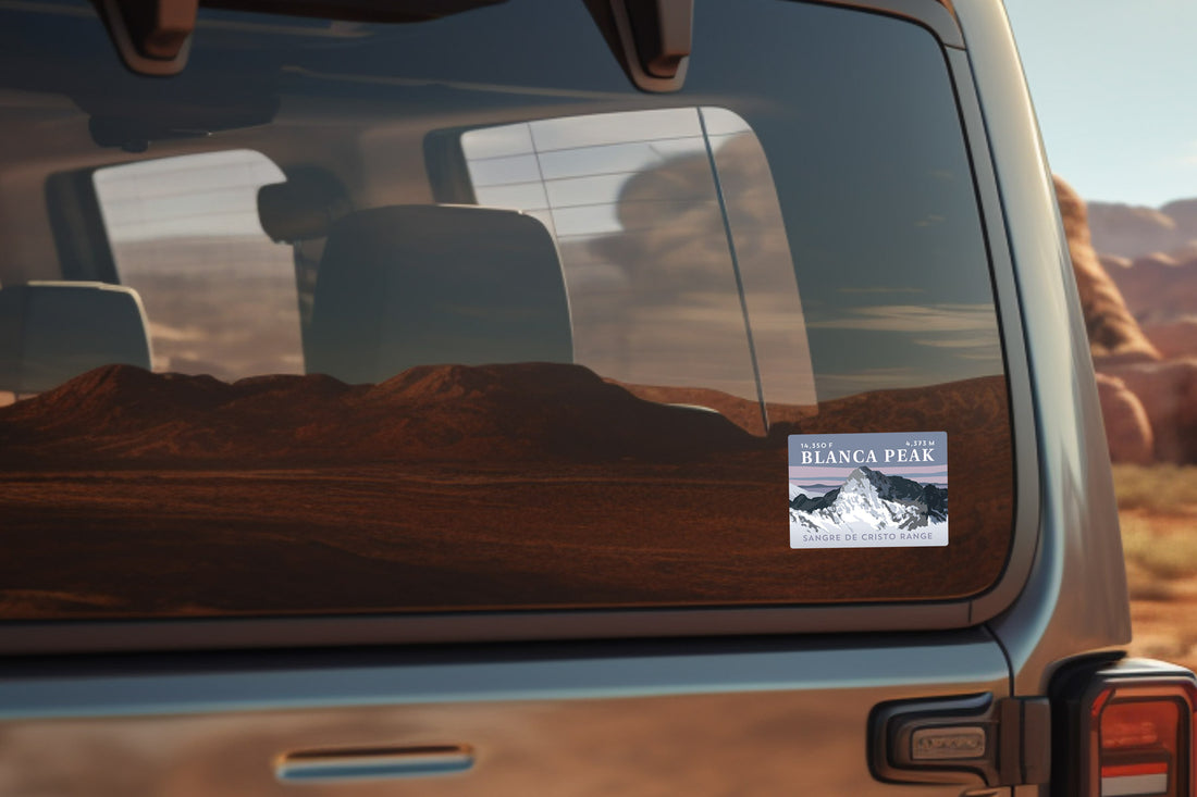 Blanca Peak Colorado 14er Sticker