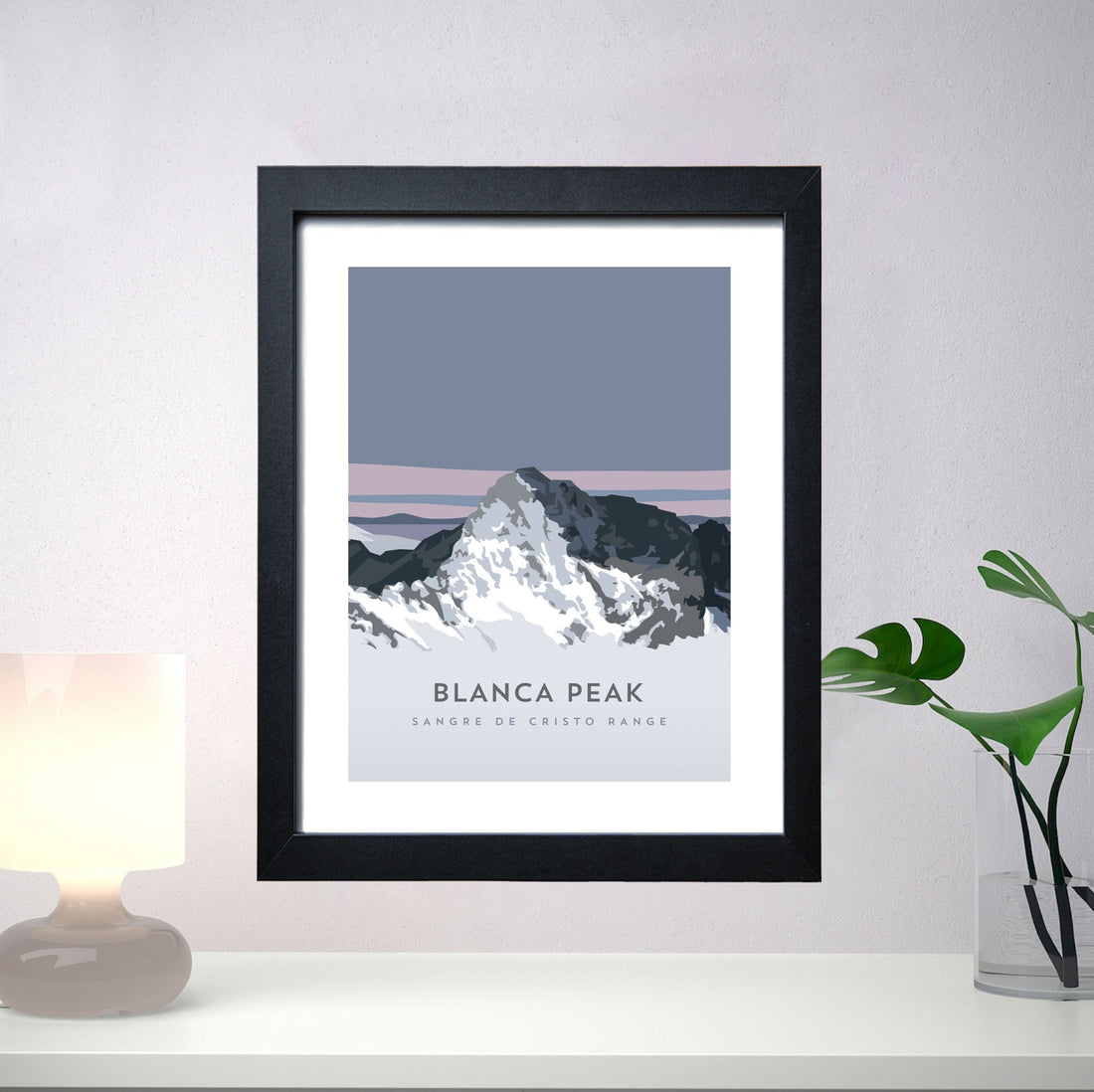 Blanca Peak Colorado 14er Framed Poster