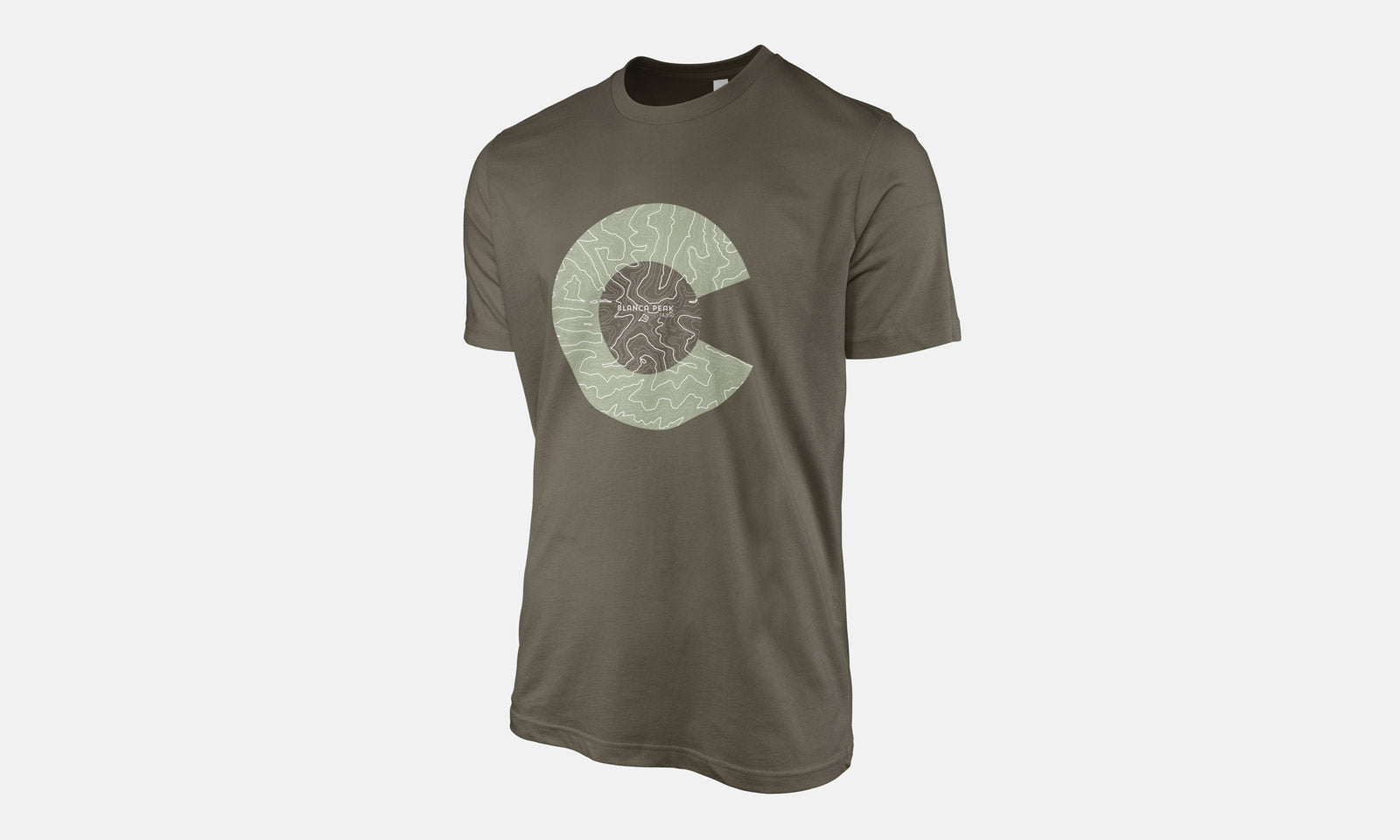 Blanca Peak Topo 14er Shirt