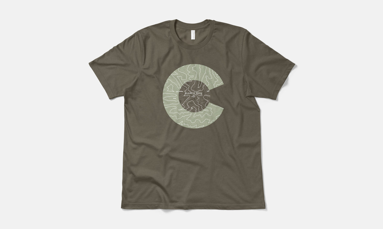Blanca Peak Topo 14er Shirt