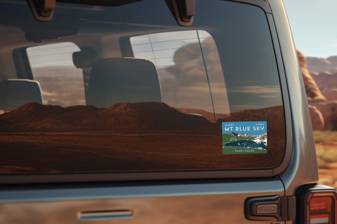 Mount Blue Sky Colorado 14er Sticker