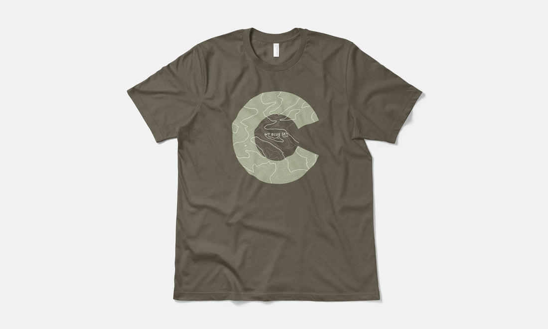 Mount Blue Sky Topo 14er Shirt