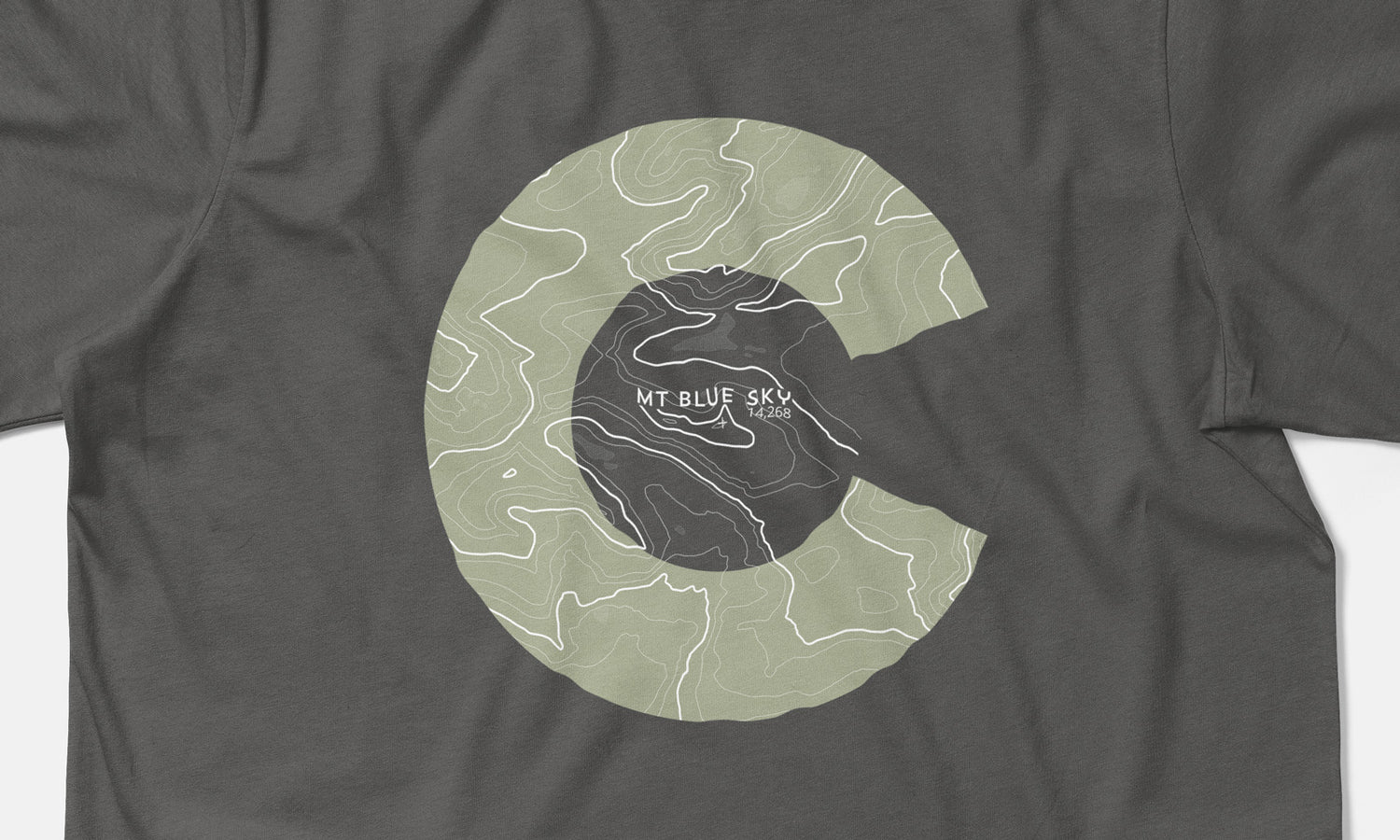 Mount Blue Sky Topo 14er Shirt
