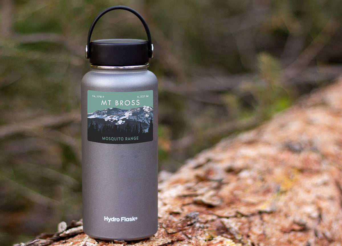 Mount Bross Colorado 14er Sticker