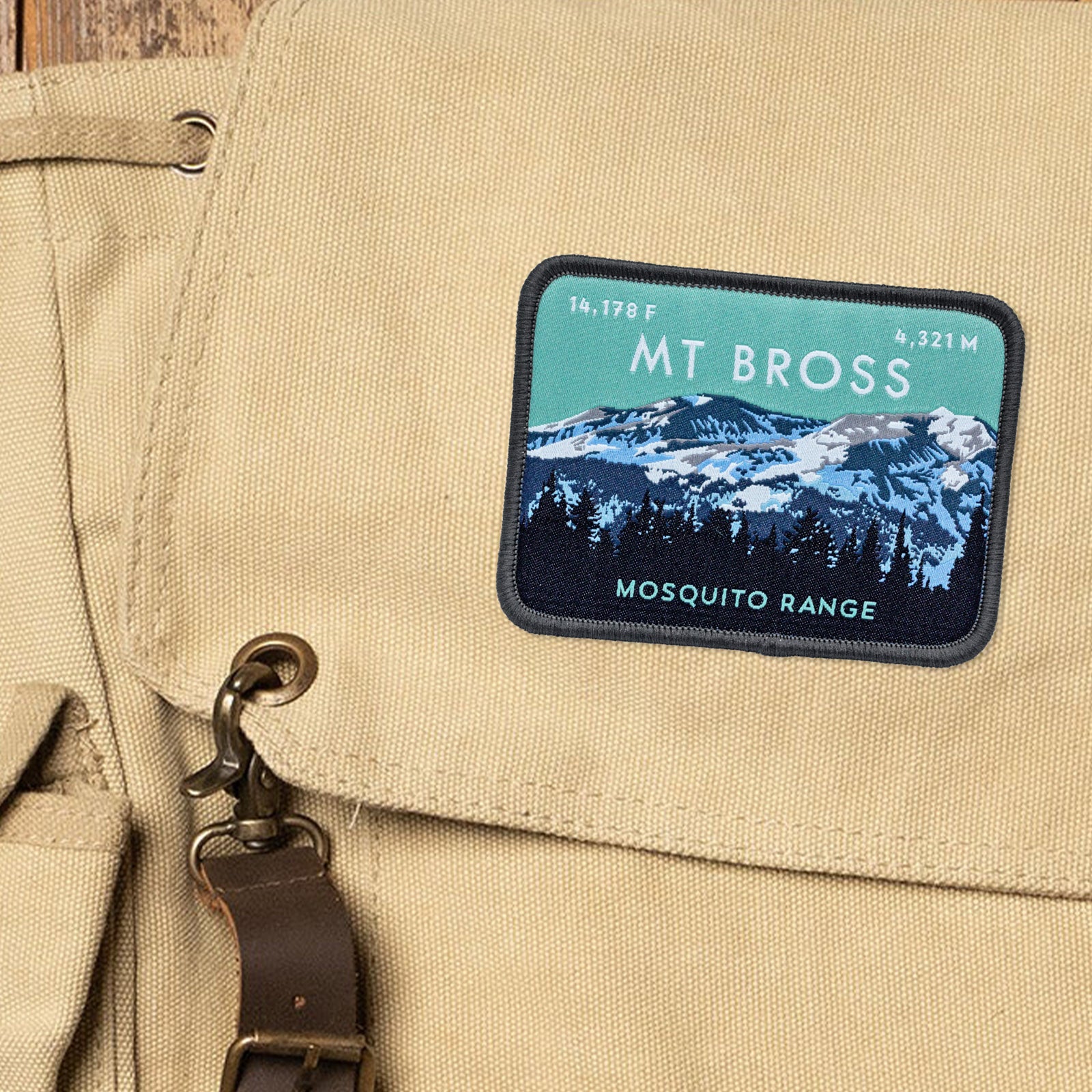 Mount Bross Colorado 14er Patch