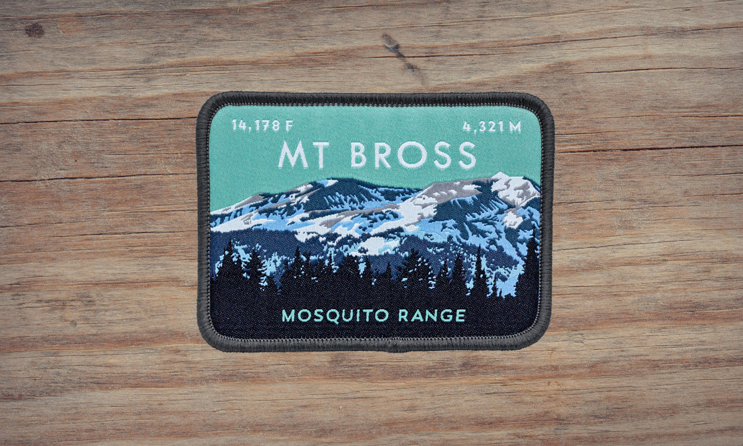 Mount Bross Colorado 14er Patch