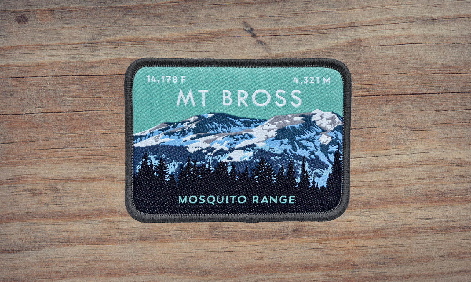 Mount Bross Colorado 14er Patch