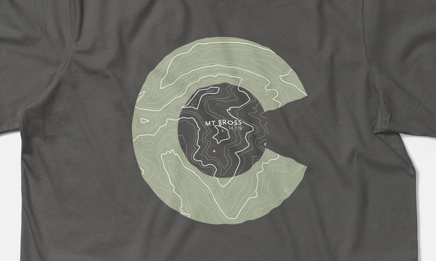 Mount Bross Topo 14er Shirt