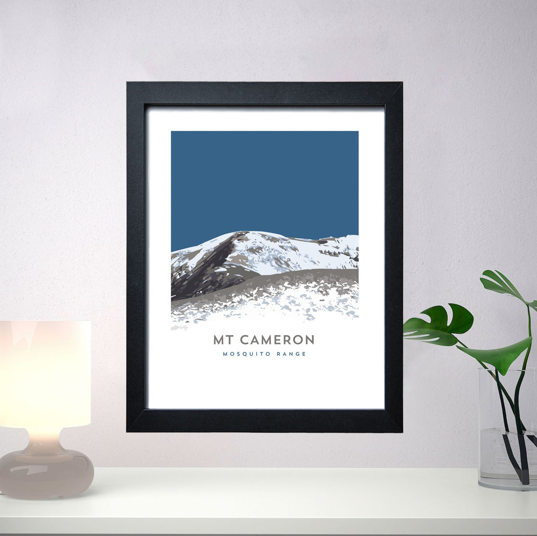 Mount Cameron Colorado 14er Framed Poster