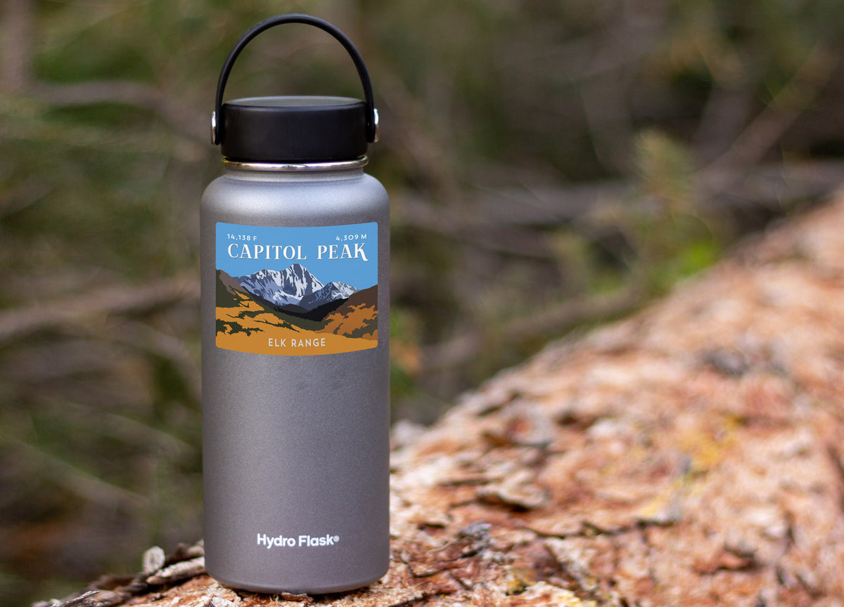 Capitol Peak Colorado 14er Sticker
