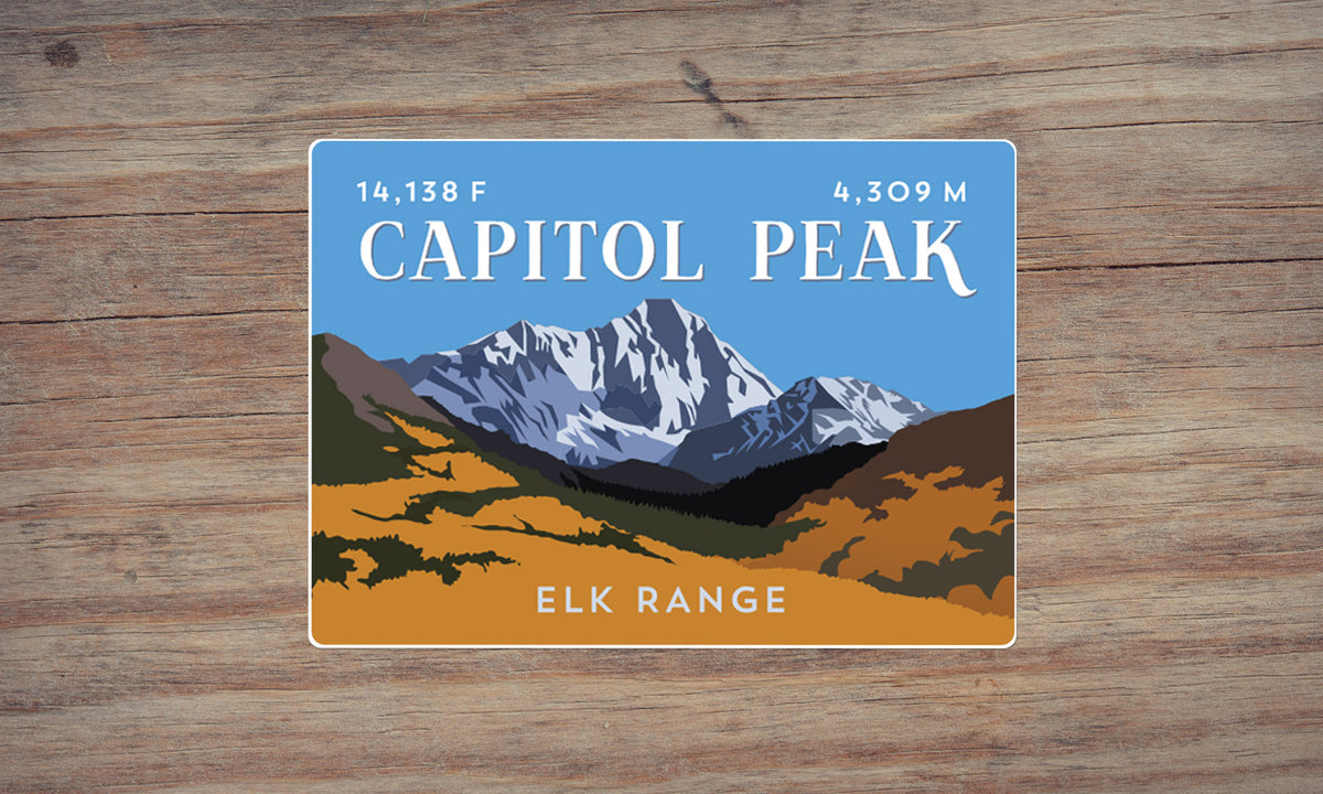 Colorado 14er Sticker Pack (The Complete Collection)