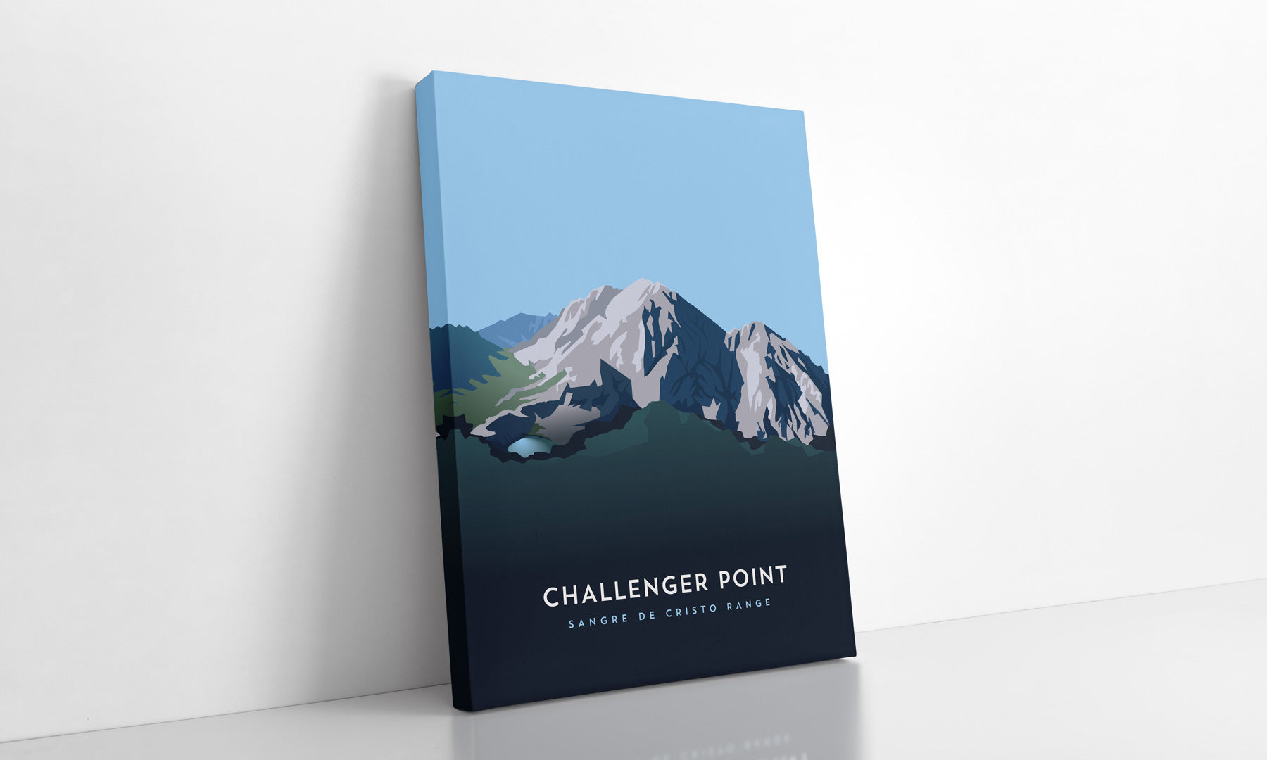 Challenger Point Colorado 14er Canvas Print