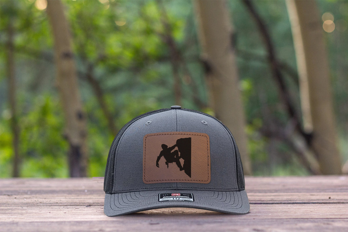 Sasquatch Rock Climbing Hat Charcoal/Black Richardson 112 Bigfoot
