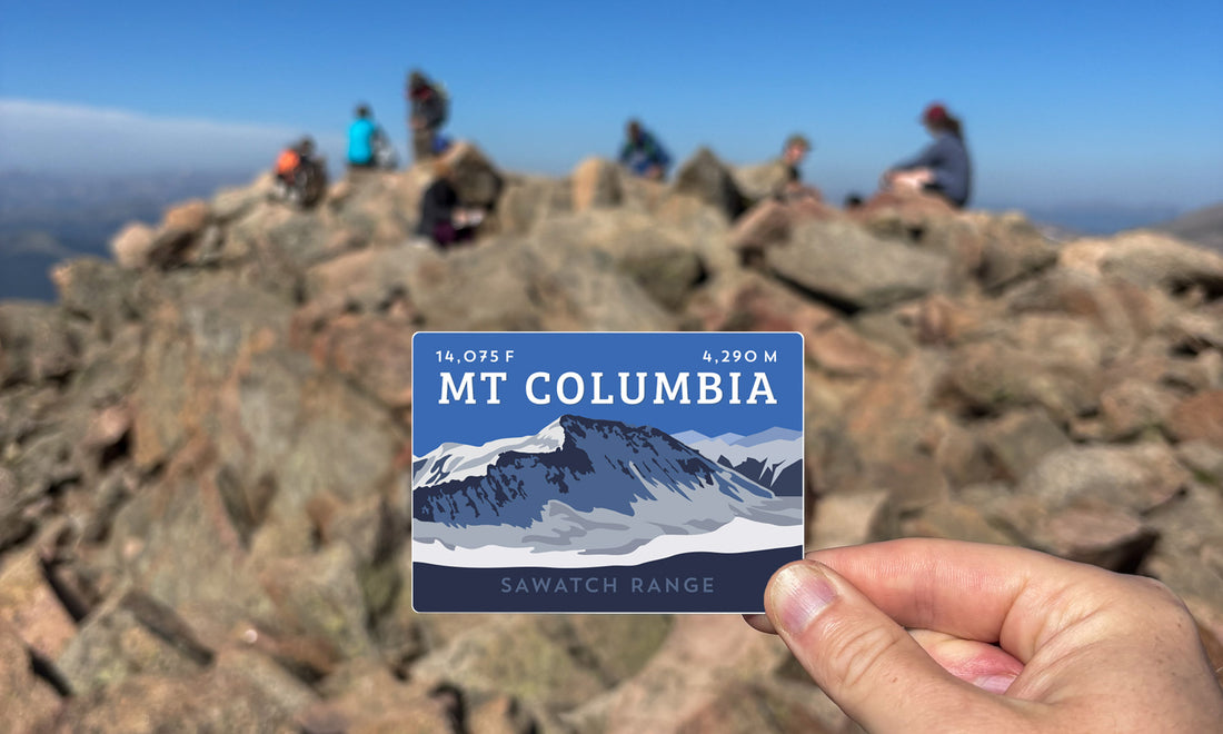 Mount Columbia Colorado 14er Sticker