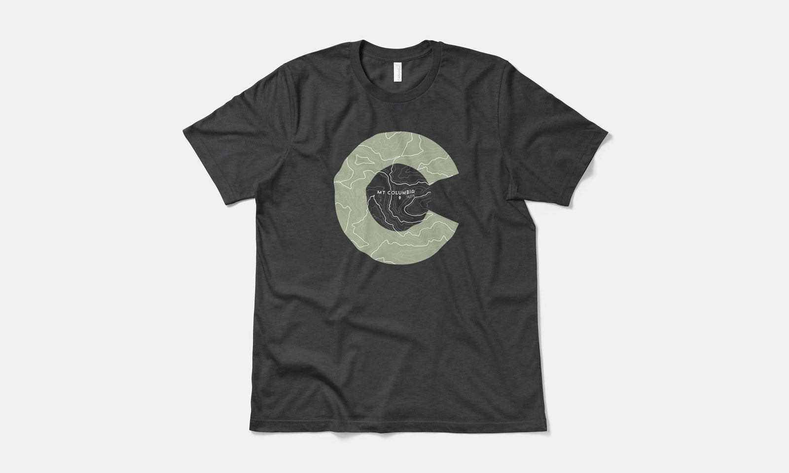 Mount Columbia Topo 14er Shirt