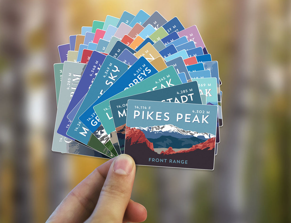 Colorado 14er Sticker Pack (The Complete Collection)