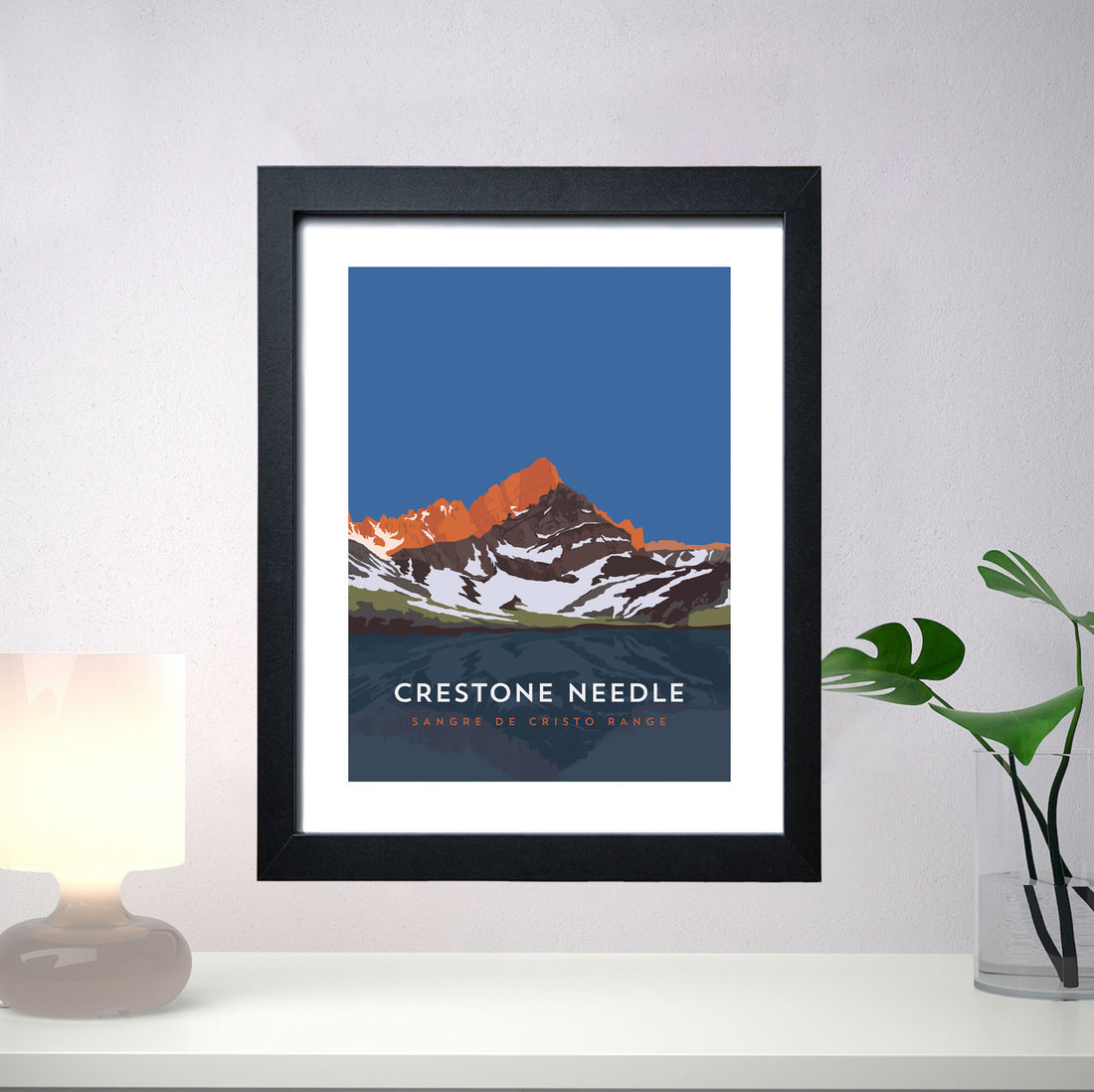 Crestone Needle Colorado 14er Framed Poster