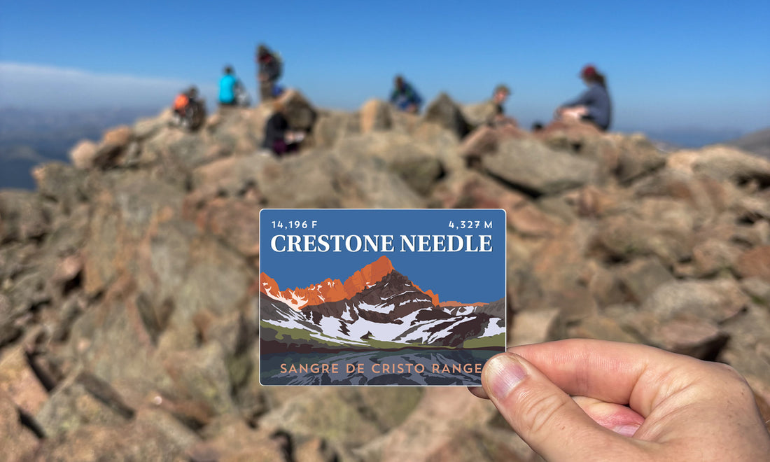 Crestone Needle Colorado 14er Sticker