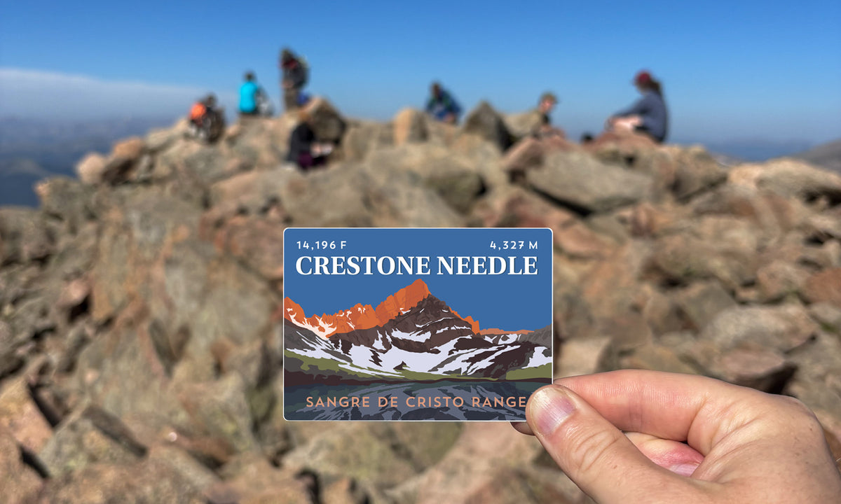 Crestone Needle Colorado 14er Sticker