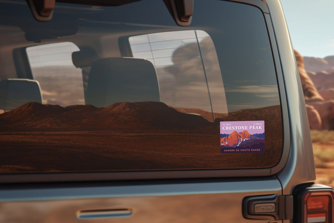 Crestone Peak Colorado 14er Sticker