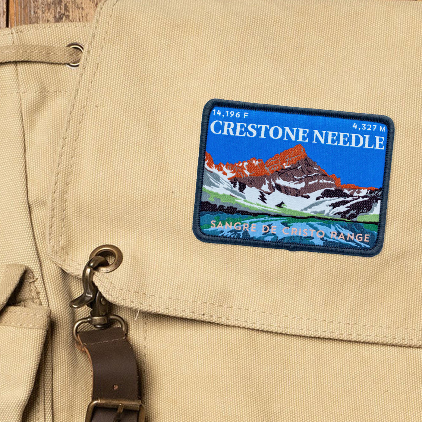Crestone Needle Colorado 14er Patch