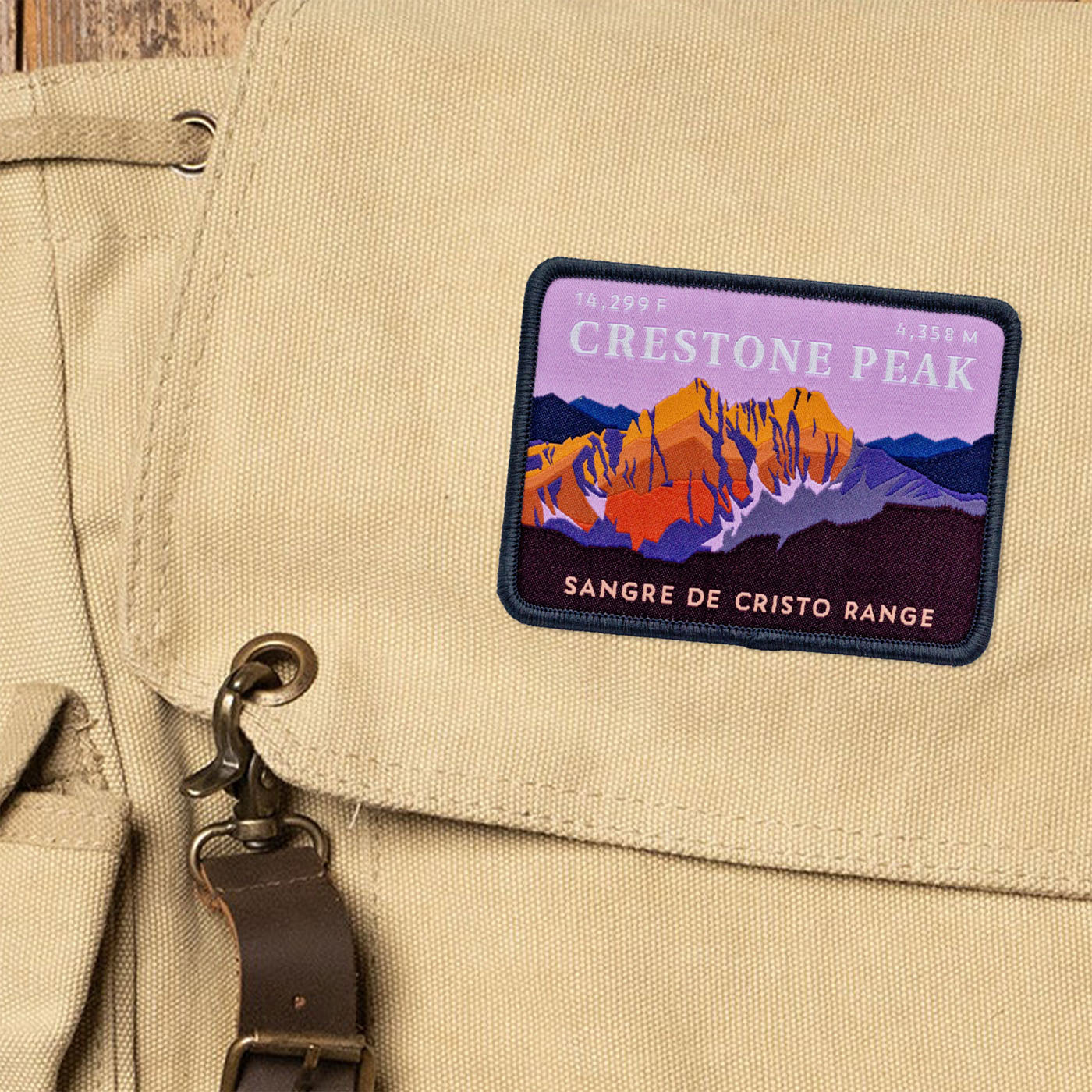 Crestone Peak Colorado 14er Patch