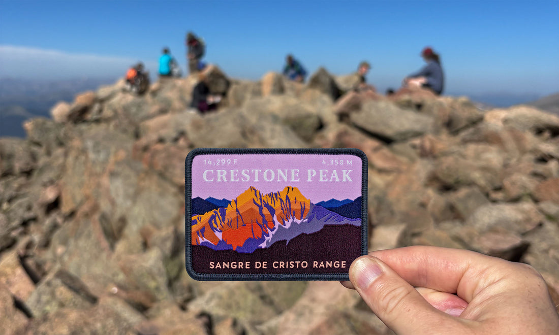Crestone Peak Colorado 14er Patch