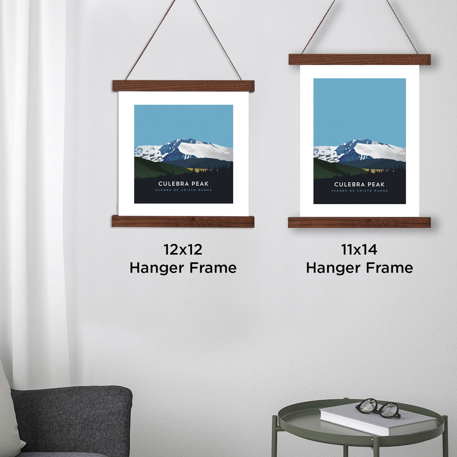 Culebra Peak Colorado 14er Hanger Frame Poster