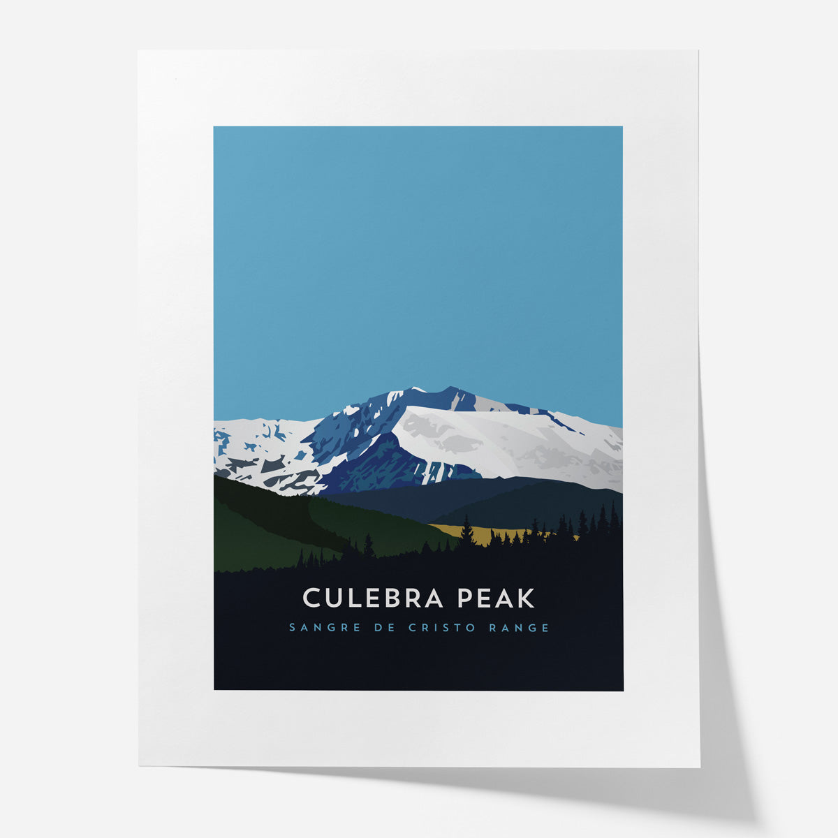 Culebra Peak Colorado 14er Poster