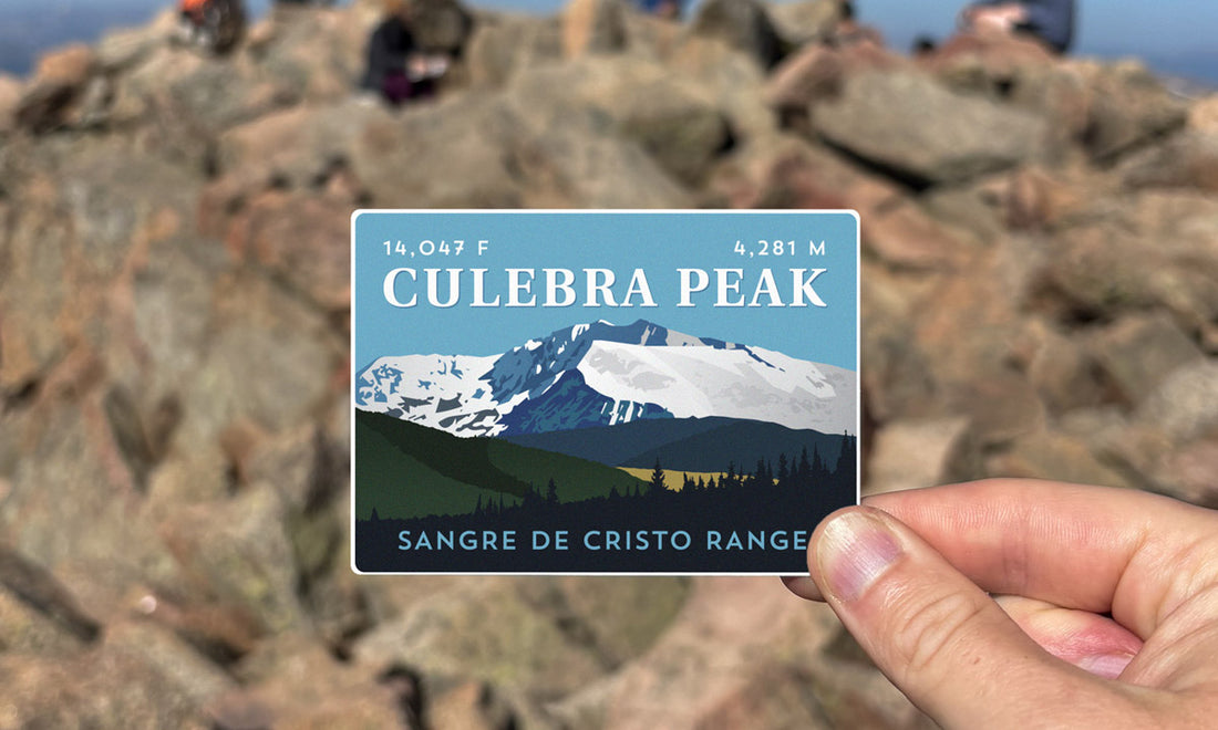 Culebra Peak Colorado 14er Sticker