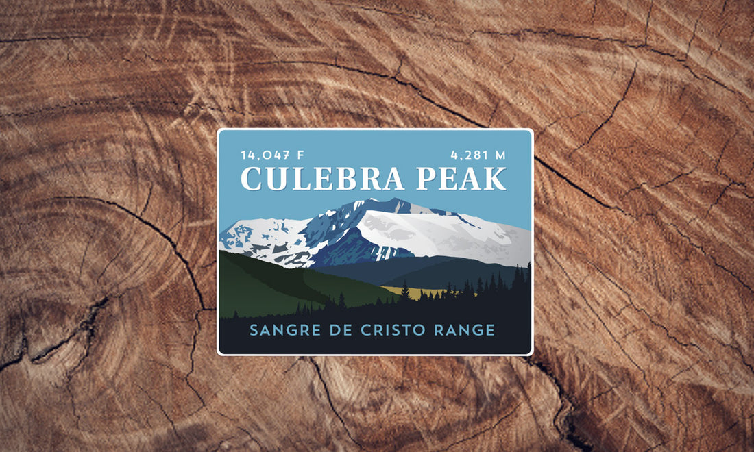 Culebra Peak Colorado 14er Sticker