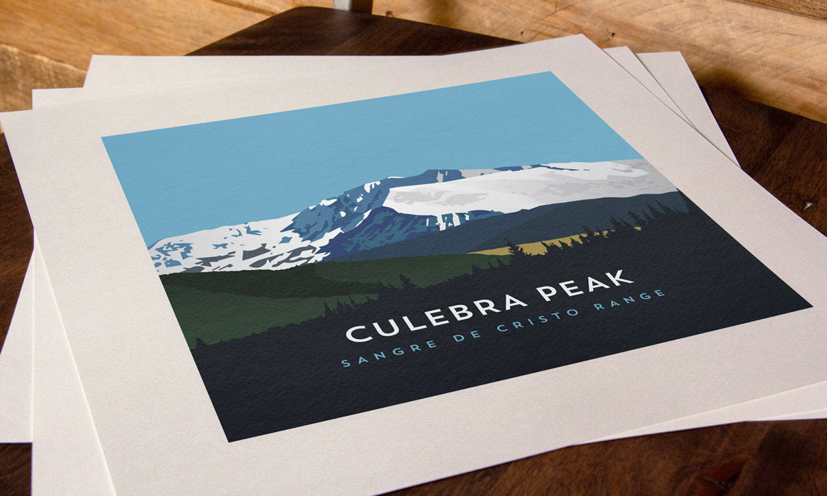 Culebra Peak Colorado 14er Print