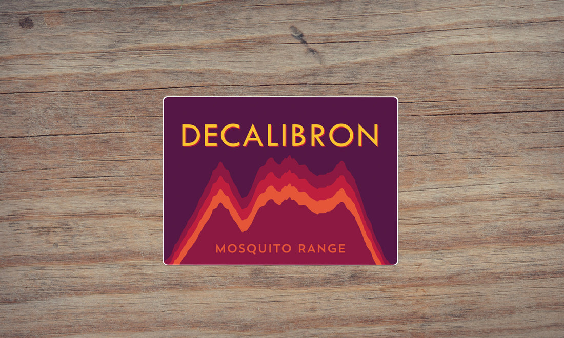 Decalibron Colorado 14er Sticker Pack